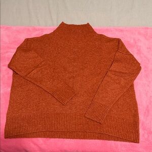 Vince Camuto Women's Rust Cowl Neck Sweater